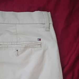 Tommy Hilfiger Khaki  Mens 36x32 Slim Fit Pants Trousers Professional Like New